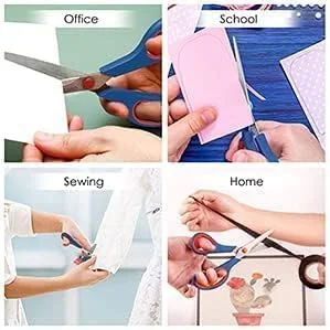 آواد - ست قیچی دوبل چند منظوره (ست 2 عددی) ست قیچی استیل ضد زنگ برای مصارف خانگی، منزل و آشپزخانه، اداره، هنر و صنایع دستی، خیاطی، برش پارچه، اصلاح مو | | آواد - ست قیچی دوبل چند منظوره (ست 2 عددی) ست قیچی استیل ضد زنگ برای مصارف خانگی، منزل و آشپزخانه، اداره، هنر و صنایع دستی، خیاطی، برش پارچه، اصلاح مو | |