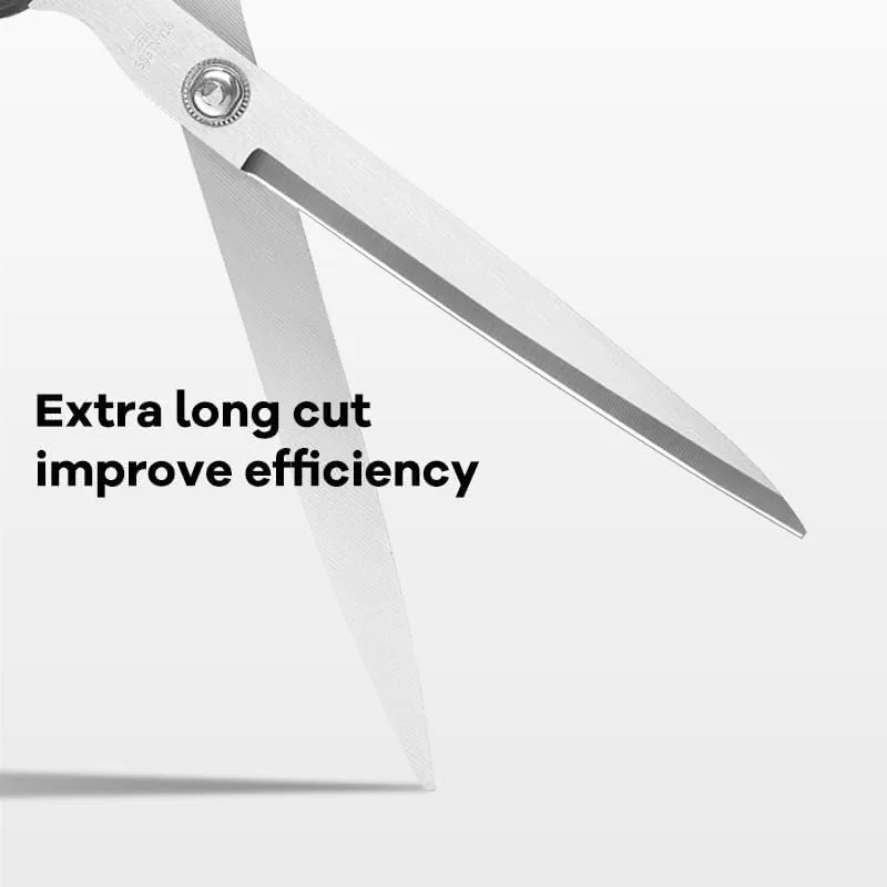 قیچی پارچه حرفه ای AXIYIBZI سایز 10 اینچ برای برش پارچه | قیچی پارچه ای سنگین برای برش چرم، قیچی خیاطی تیز صنعتی برای هنرمندان دفتر کار خانگی و خیاطان قیچی پارچه حرفه ای AXIYIBZI سایز 10 اینچ برای برش پارچه | قیچی پارچه ای سنگین برای برش چرم، قیچی خیاطی تیز صنعتی برای هنرمندان دفتر کار خانگی و خیاطان