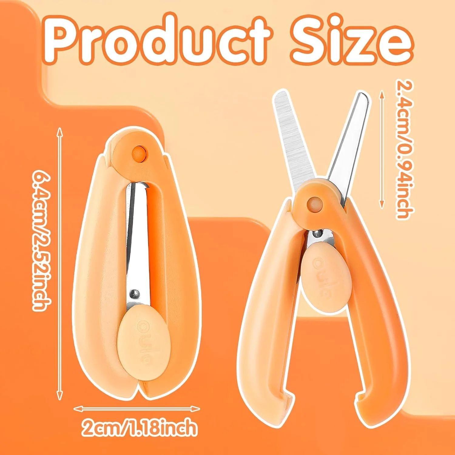 قیچی ایمنی کودک آزونه، 3 عددی، ست قیچی مینی کاردستی جمع شونده زیبا - ایده آل برای کودکان نوپا، اسکرپ بوک و برش کاغذ قیچی ایمنی کودک آزونه، 3 عددی، ست قیچی مینی کاردستی جمع شونده زیبا - ایده آل برای کودکان نوپا، اسکرپ بوک و برش کاغذ