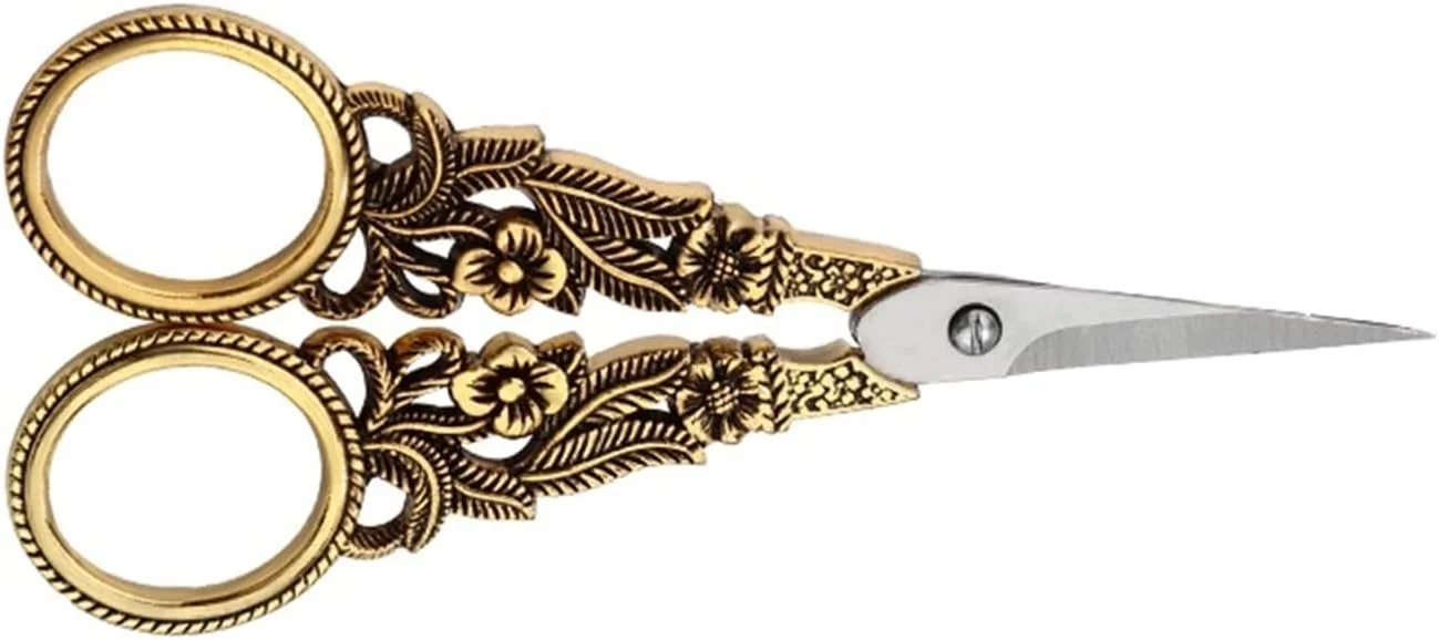 قیچی خیاطی AUEMNUR، قیچی گلدوزی و برش مو (رنگ: Hortel)