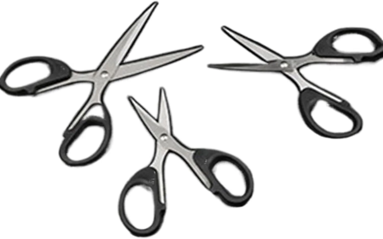 قیچی AUEMNUR، 3 عدد، قیچی خیاطی، لوازم التحریر، استیل ضد زنگ، برش کاغذ اداری، نخ خانگی، کاردستی کودکانه قیچی AUEMNUR، 3 عدد، قیچی خیاطی، لوازم التحریر، استیل ضد زنگ، برش کاغذ اداری، نخ خانگی، کاردستی کودکانه