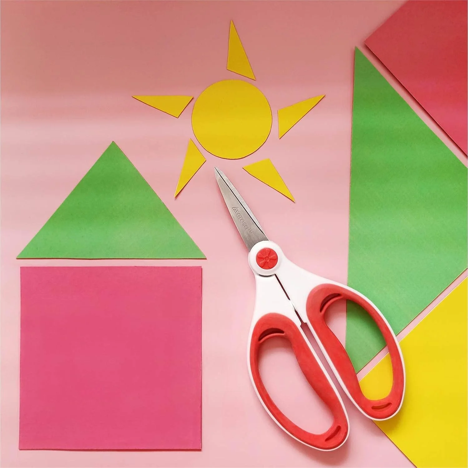 قیچی کاغذ بُری ظریف کاری Avarosa با نوک میکرو، تیغه تیز و بادوام، دسته های بزرگ و راحت، استفاده و نگهداری آسان، ایده آل برای برش های دقیق و ظریف قیچی کاغذ بُری ظریف کاری Avarosa با نوک میکرو، تیغه تیز و بادوام، دسته های بزرگ و راحت، استفاده و نگهداری آسان، ایده آل برای برش های دقیق و ظریف