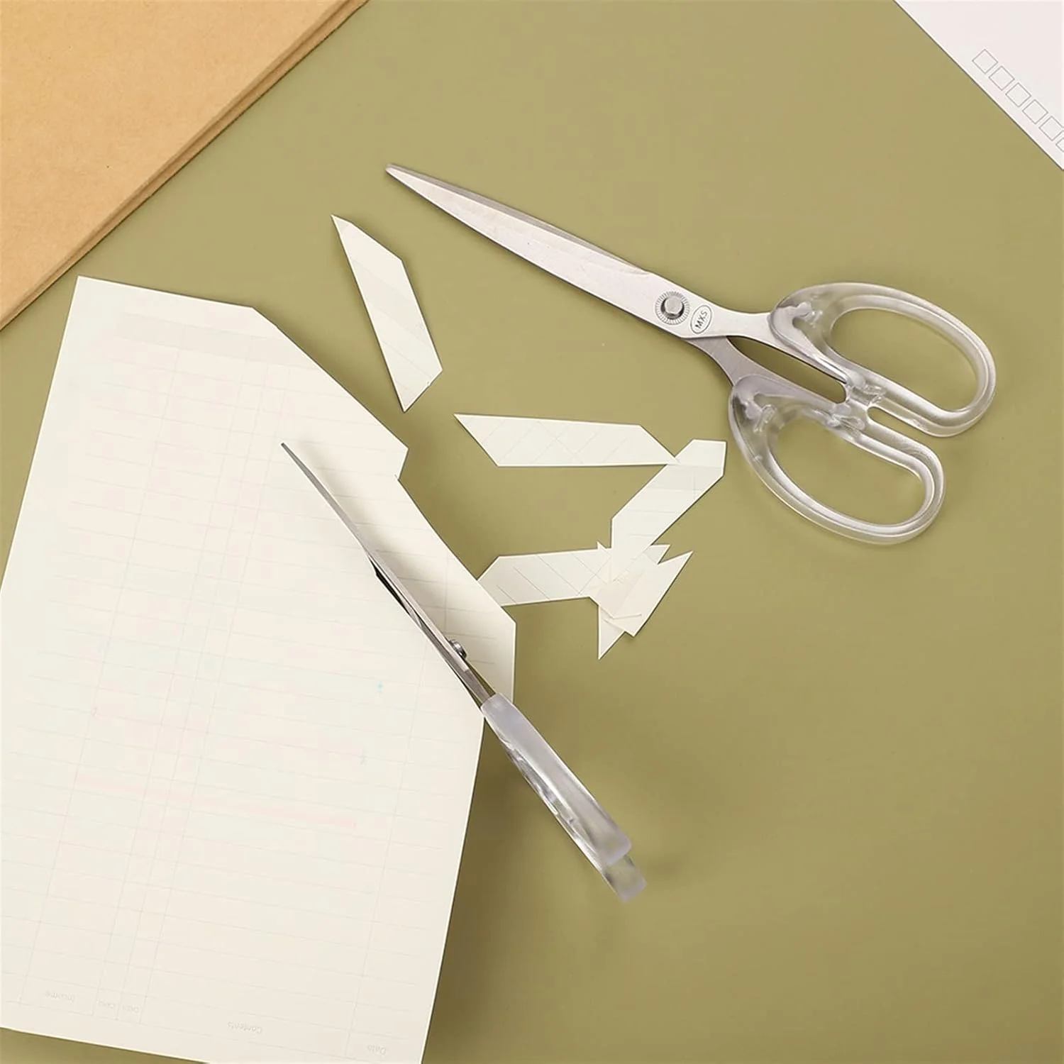 قیچی AUEMNUR با دسته شفاف، قیچی لوازم التحریر، ابزار برش مجله دکوراسیون منزل، لوازم اداری قیچی AUEMNUR با دسته شفاف، قیچی لوازم التحریر، ابزار برش مجله دکوراسیون منزل، لوازم اداری