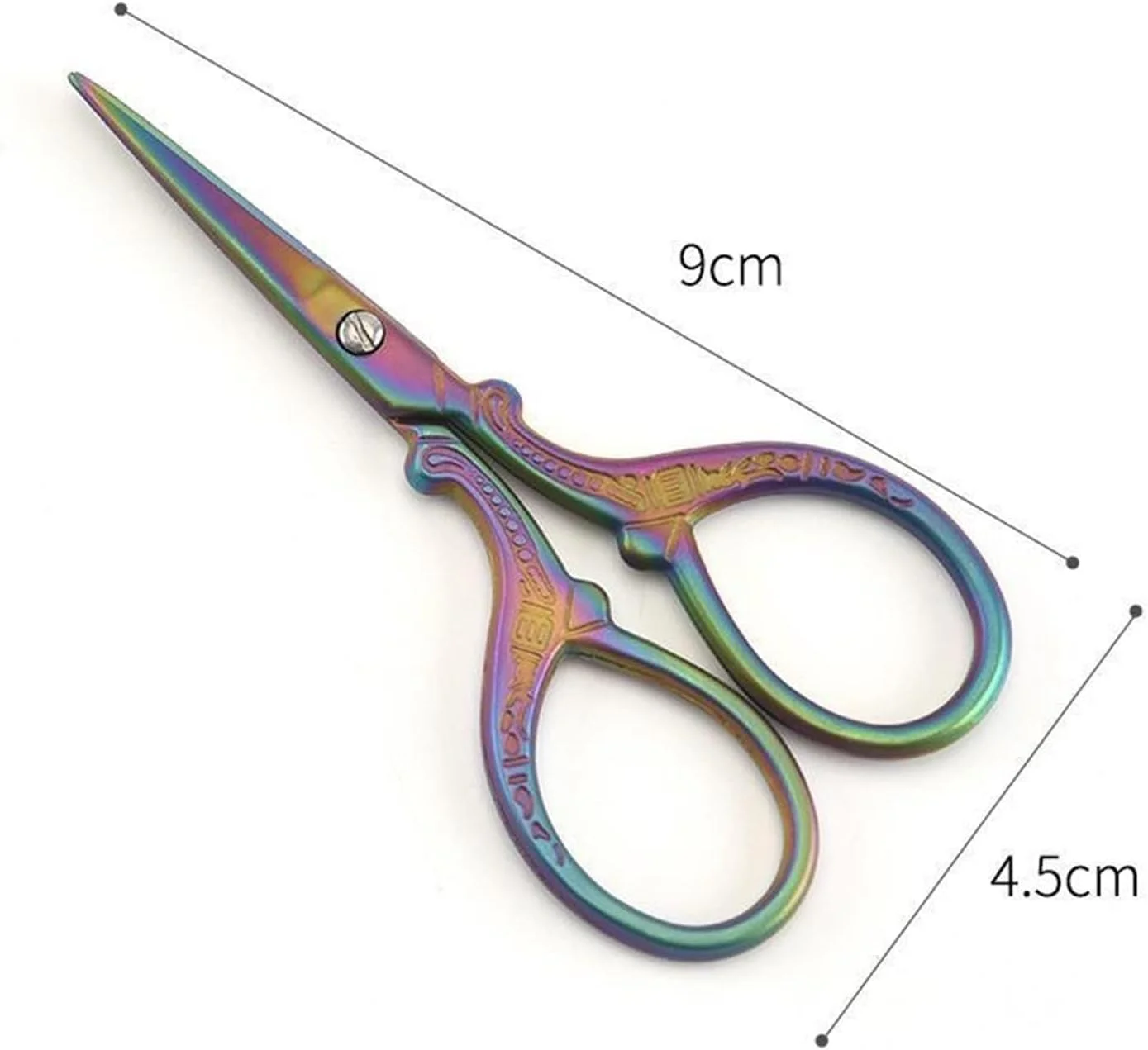 قیچی AUEMNUR، قیچی خیاطی، لوازم التحریر، استیل ضد زنگ، کاغذ بُر اداری، قیچی صنایع دستی دست ساز خانگی (Hortel)