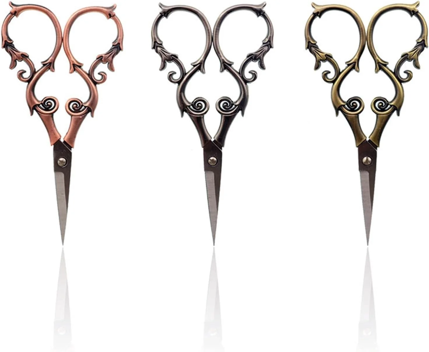 قیچی خیاطی AUEMNUR، لوازم التحریر، استیل ضد زنگ، مناسب برش کاغذ در اداره، منزل و کارهای دستی (Hortelé) قیچی خیاطی AUEMNUR، لوازم التحریر، استیل ضد زنگ، مناسب برش کاغذ در اداره، منزل و کارهای دستی (Hortelé)