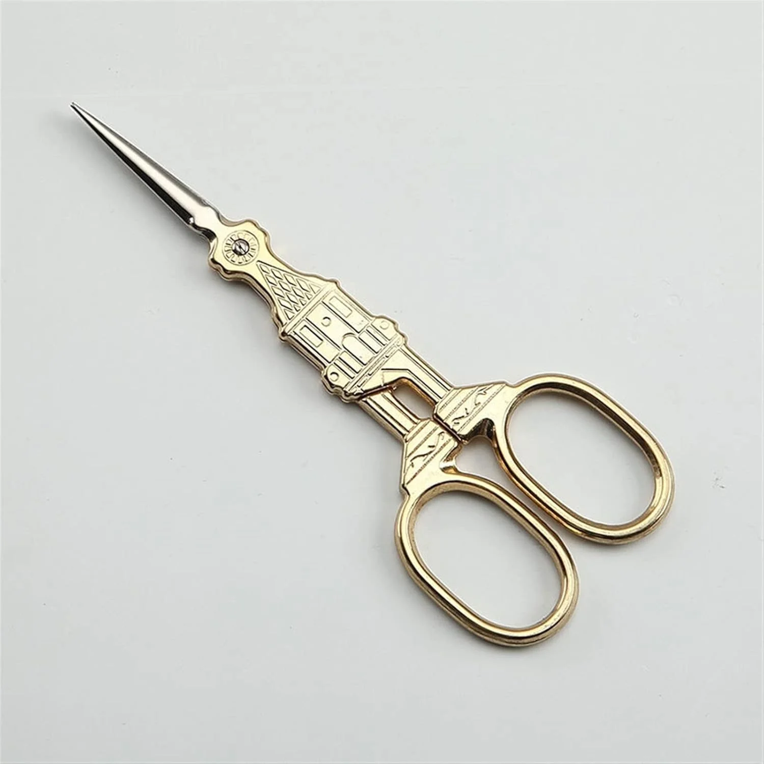 قیچی چند منظوره استیل ضد زنگ AUEMNUR، قیچی کوچک برای برش کاغذ (رنگ: Hortel) قیچی چند منظوره استیل ضد زنگ AUEMNUR، قیچی کوچک برای برش کاغذ (رنگ: Hortel)