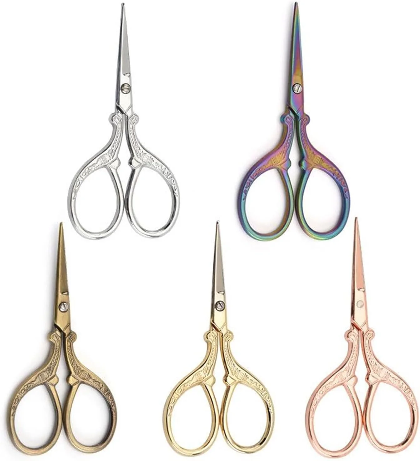 قیچی AUEMNUR، قیچی خیاطی، لوازم التحریر، استیل ضد زنگ، کاغذ بُر اداری، قیچی صنایع دستی دست ساز خانگی (Hortel)