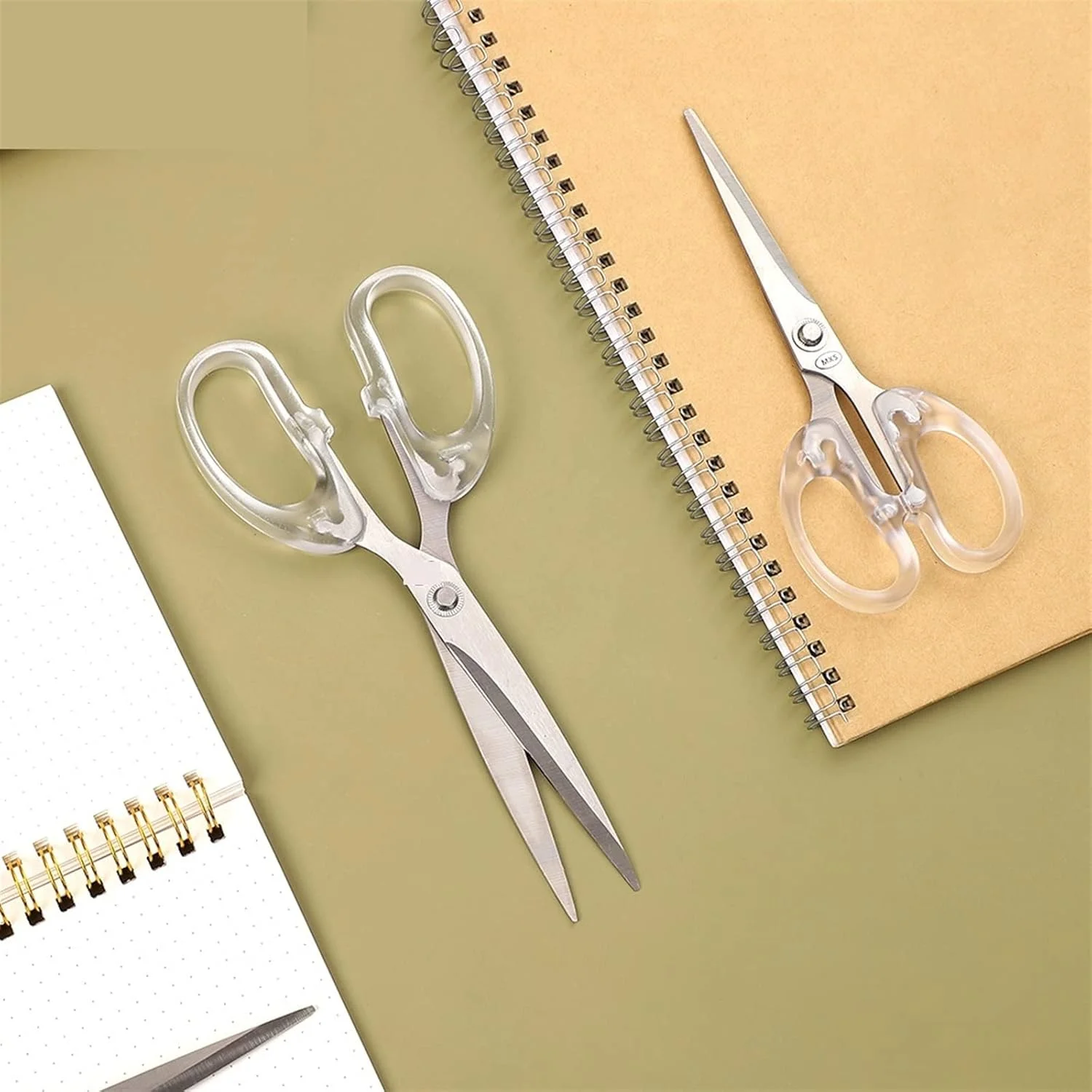 قیچی AUEMNUR با دسته شفاف، قیچی لوازم التحریر، ابزار برش مجله دکوراسیون منزل، لوازم اداری قیچی AUEMNUR با دسته شفاف، قیچی لوازم التحریر، ابزار برش مجله دکوراسیون منزل، لوازم اداری