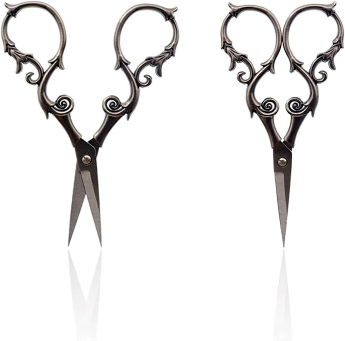 قیچی خیاطی AUEMNUR، قیچی لوازم التحریر، استیل ضد زنگ، مناسب برش کاغذ در اداره، منزل و کارهای دستی (Hortelé)