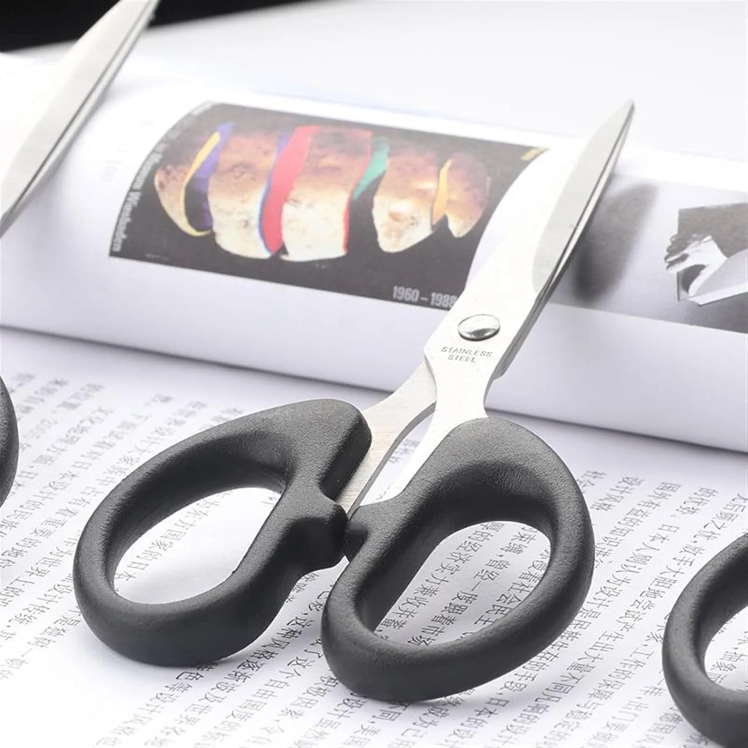 قیچی AUEMNUR، 3 عدد، قیچی خیاطی، لوازم التحریر، استیل ضد زنگ، برش کاغذ اداری، نخ خانگی، کاردستی کودکانه