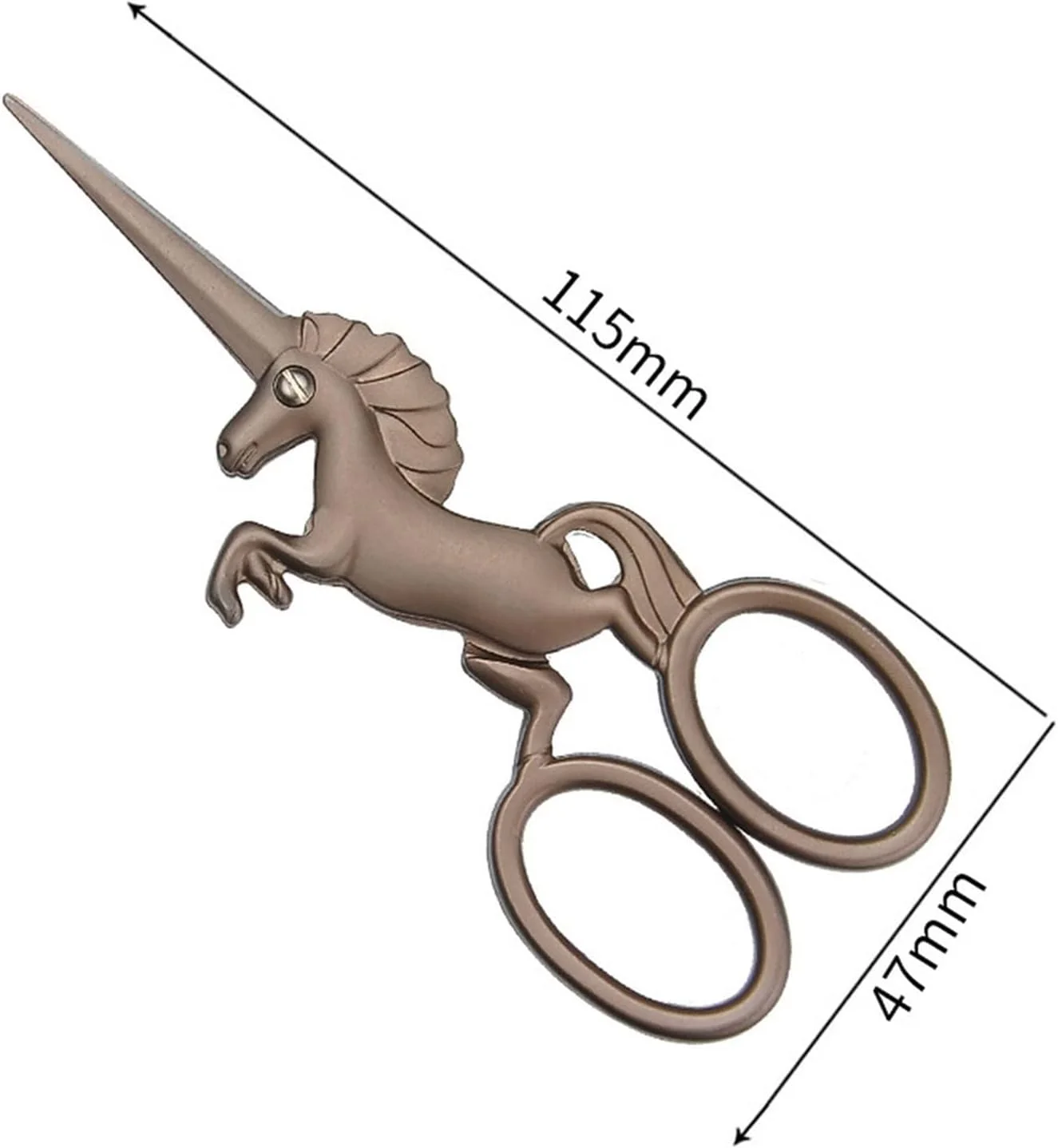 قیچی خیاطی AUEMNUR، قیچی استیل ضد زنگ، ابزار خیاطی، قیچی پارچه، قیچی گلدوزی، لوازم خانگی (Hortelé)