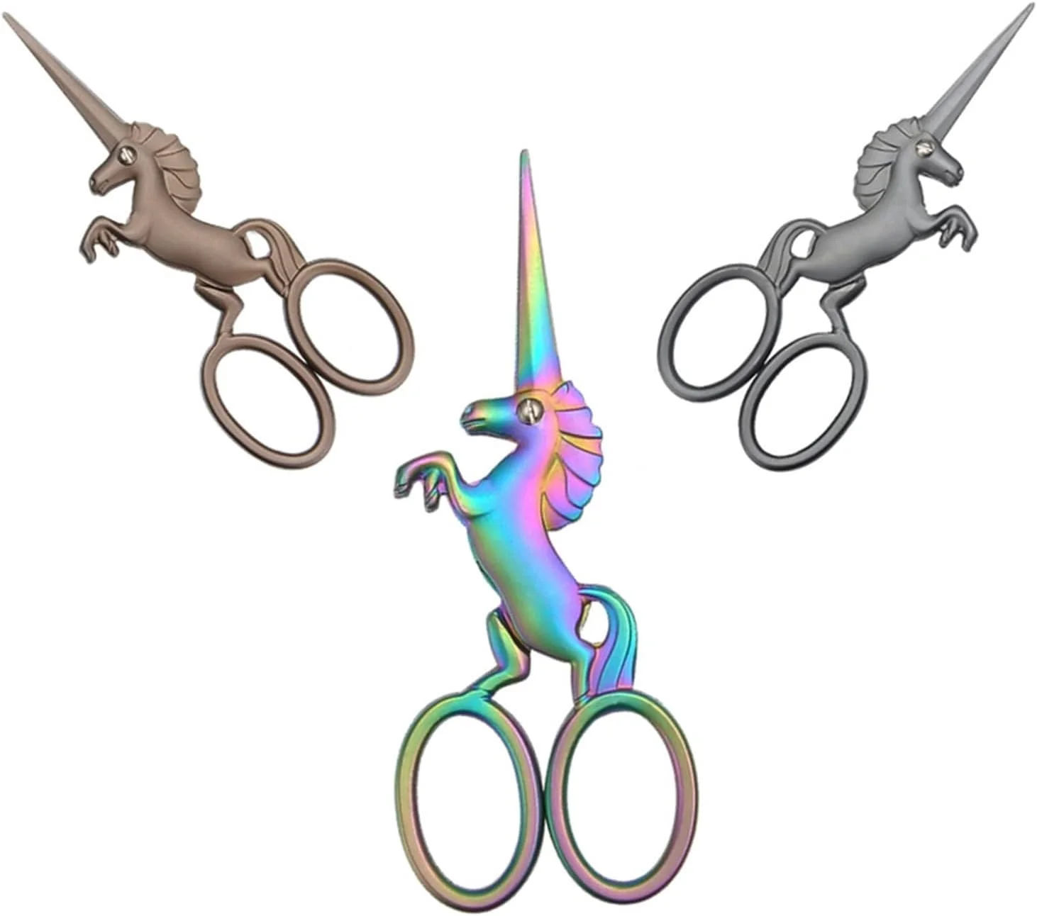 قیچی خیاطی AUEMNUR، قیچی استیل ضد زنگ، ابزار خیاطی، قیچی پارچه، قیچی گلدوزی، لوازم خانگی (Hortelé)