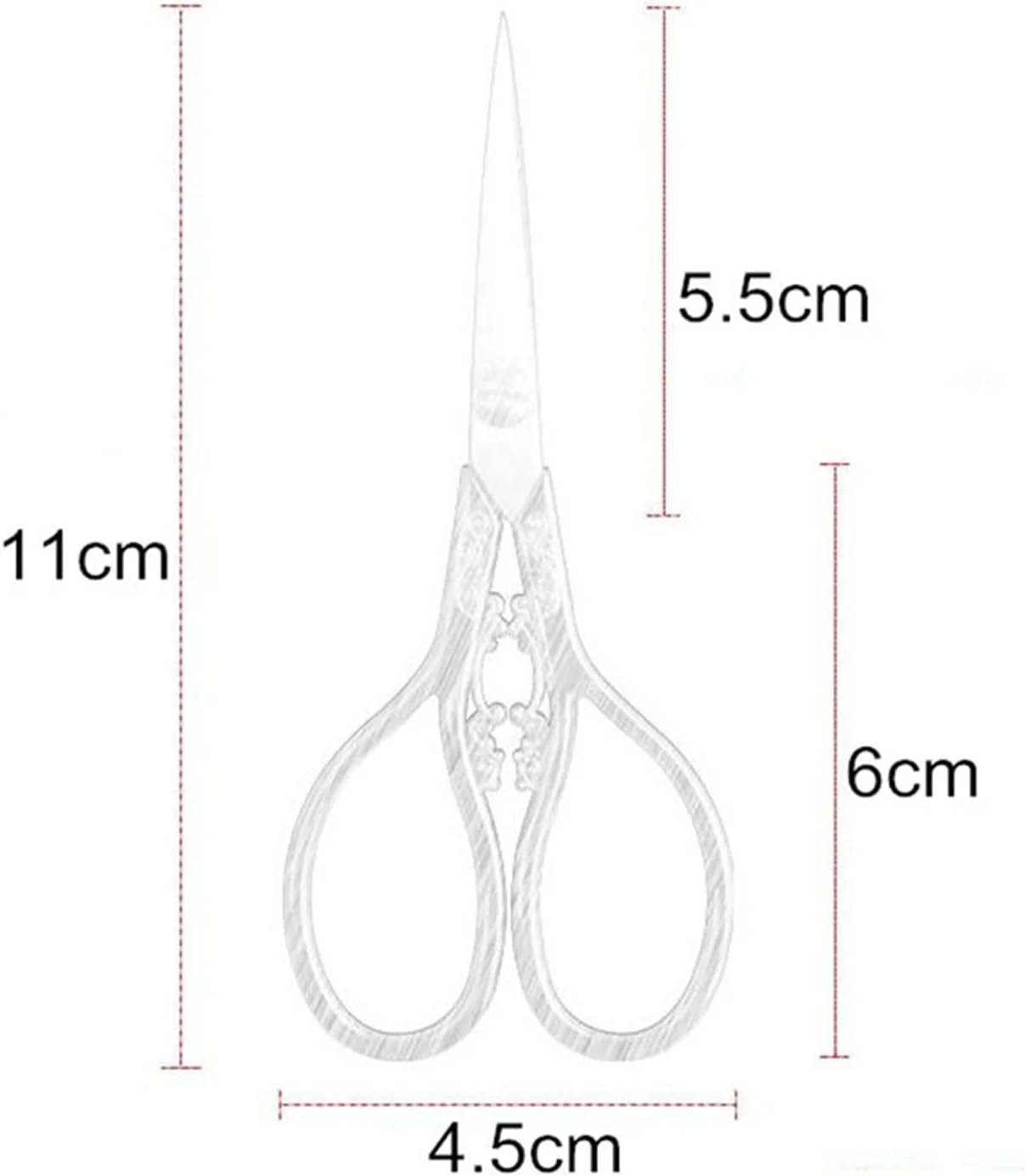 قیچی AUEMNUR، قیچی استیل ضد زنگ، قیچی خیاطی، قیچی کاغذ (Hortelé)