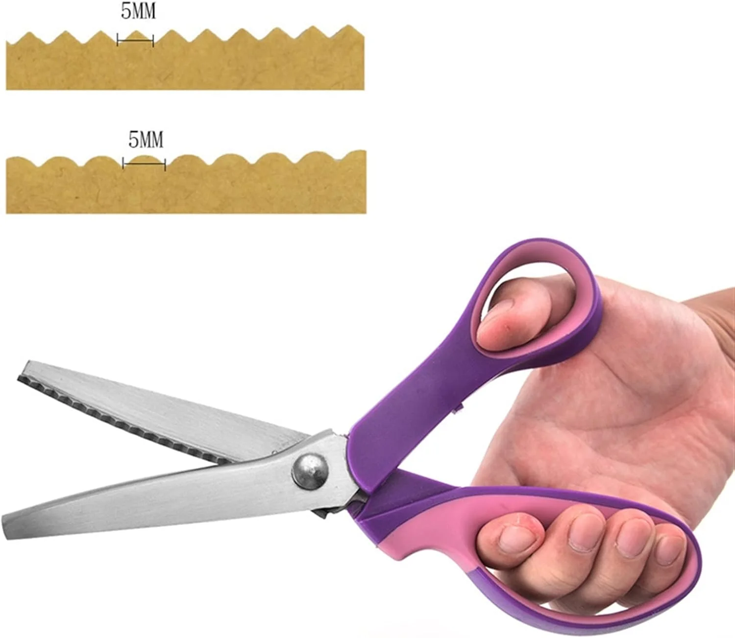 قیچی خیاطی AUEMNUR، برش صاف، فولاد ضد زنگ