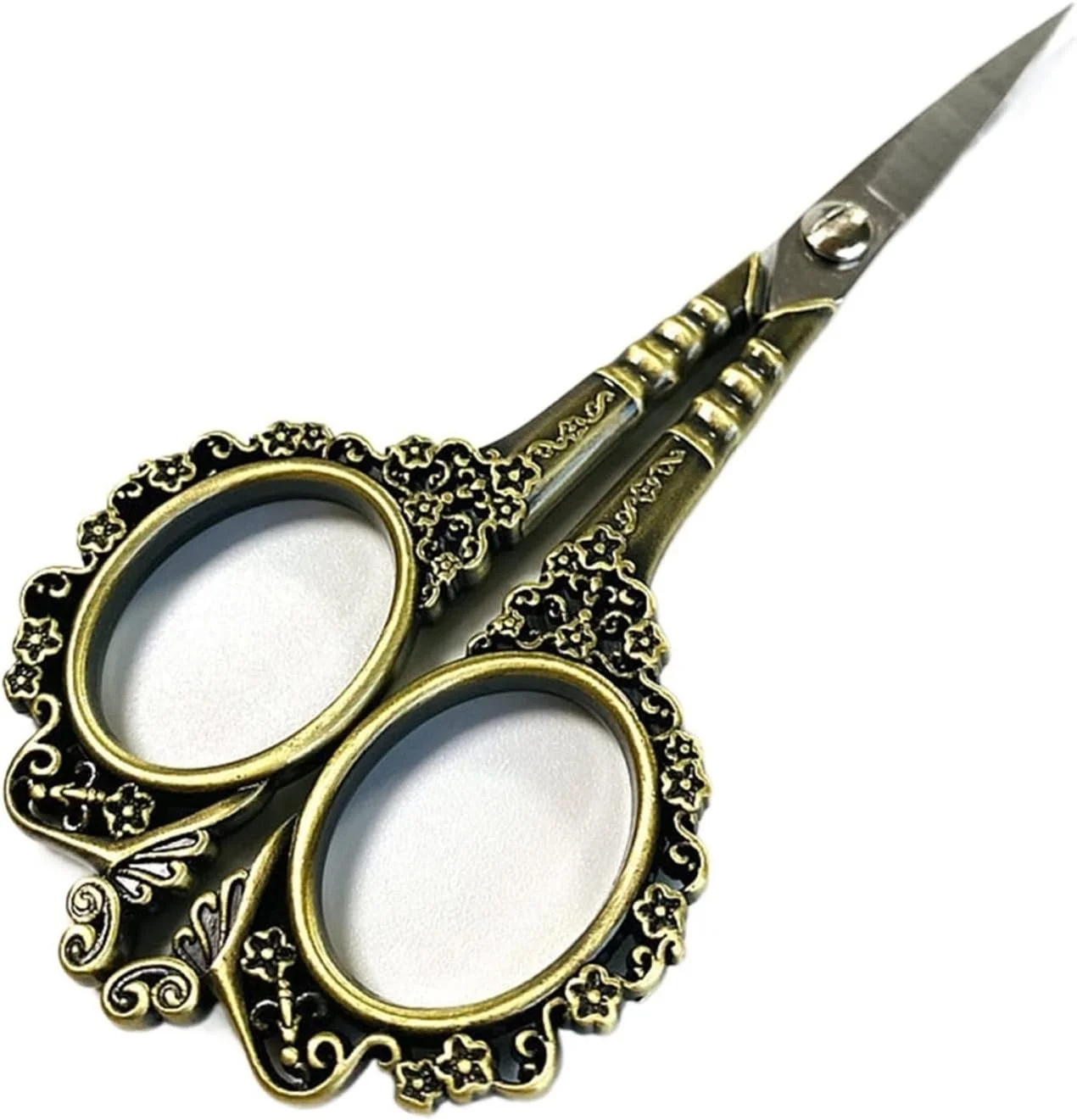 قیچی AUEMNUR، قیچی صنایع دستی، لوازم خیاطی دستی، قیچی گلدوزی، ابزار خیاطی (رنگ: Hortel) قیچی AUEMNUR، قیچی صنایع دستی، لوازم خیاطی دستی، قیچی گلدوزی، ابزار خیاطی (رنگ: Hortel)