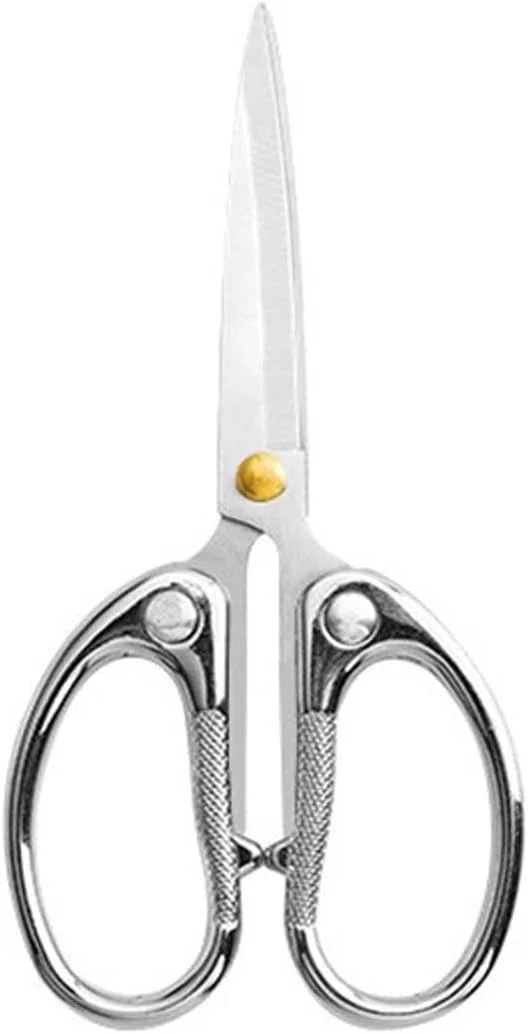 قیچی AUEMNUR، یک عدد، قیچی خیاطی حرفه ای برای برش مستقیم پارچه و لباس، قیچی خیاطی، ابزار قیچی اداری لوازم التحریر خانگی (اندازه: 13.8cm*6.2cm)