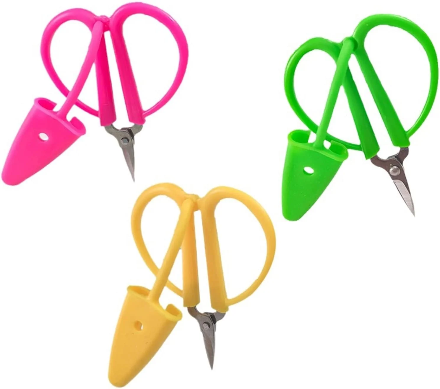 قیچی صنایع دستی AUEMNUR با غلاف محافظ، قیچی های بادوام استیل برای خیاطی، گلدوزی، و صنایع دستی کاغذی (رنگ: Hortel) قیچی صنایع دستی AUEMNUR با غلاف محافظ، قیچی های بادوام استیل برای خیاطی، گلدوزی، و صنایع دستی کاغذی (رنگ: Hortel)