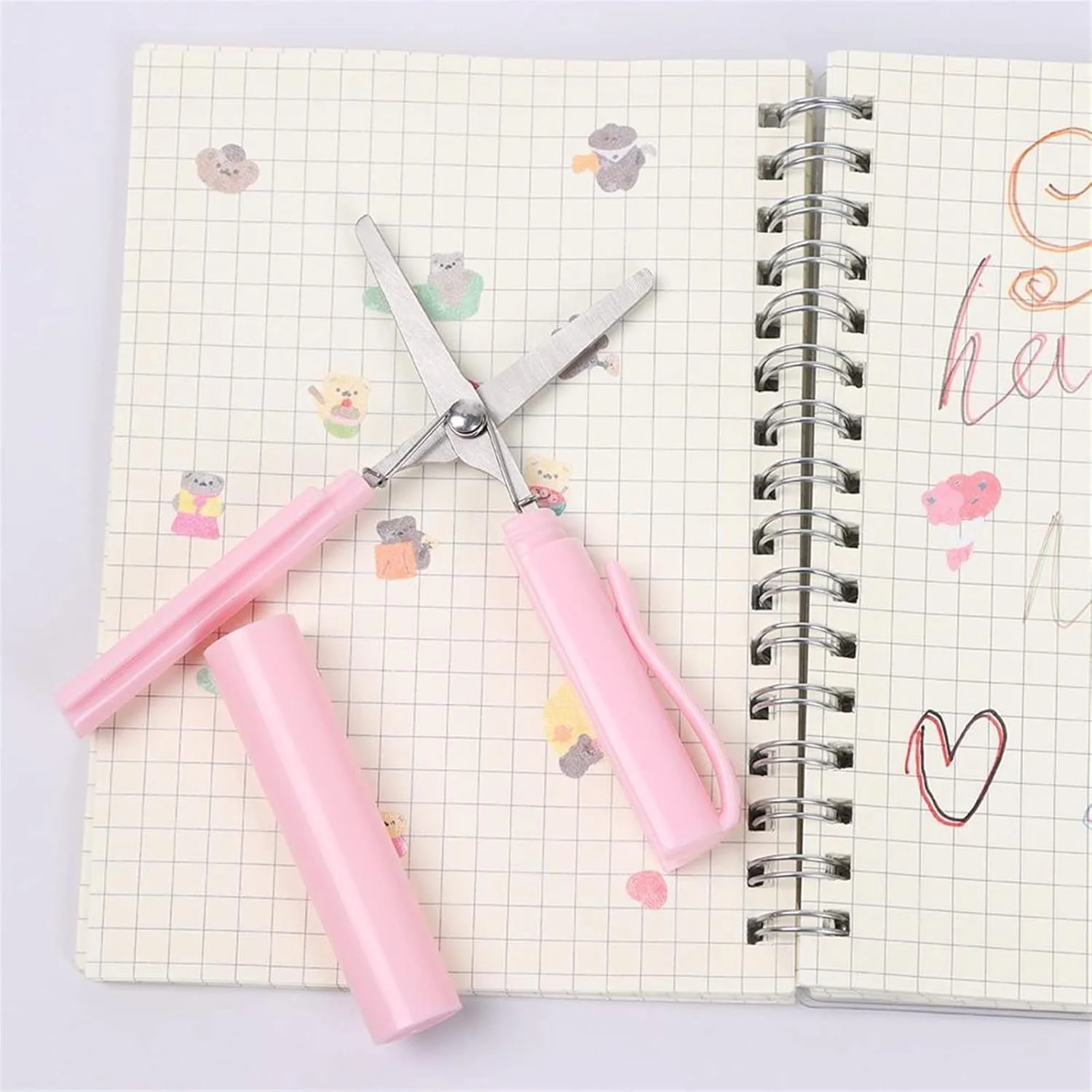 قیچی قلمی AUEMNUR، قیچی کوچک قابل حمل برای کاغذ و لوازم التحریر (Hortel) قیچی قلمی AUEMNUR، قیچی کوچک قابل حمل برای کاغذ و لوازم التحریر (Hortel)