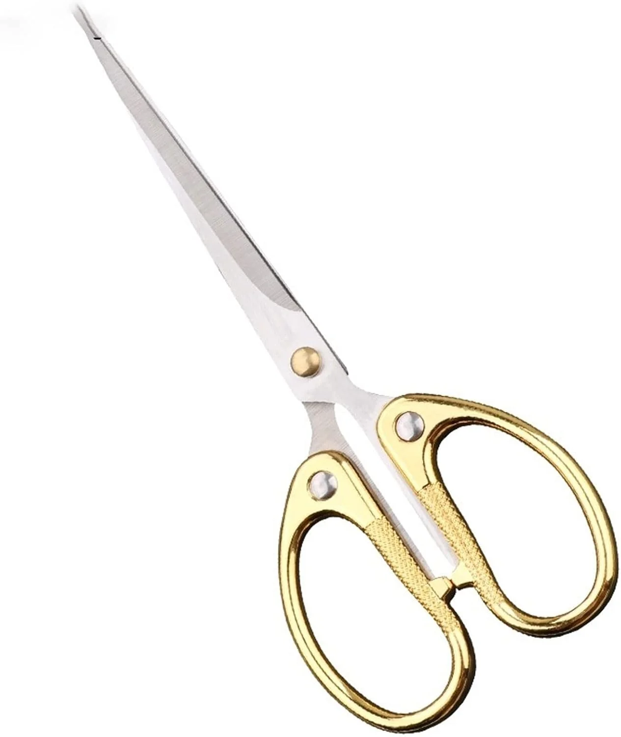 قیچی AUEMNUR، یک عدد، قیچی خیاطی حرفه ای برای برش مستقیم پارچه و لباس، قیچی خیاطی، ابزار قیچی اداری لوازم التحریر خانگی (اندازه: 13.8cm*6.2cm)