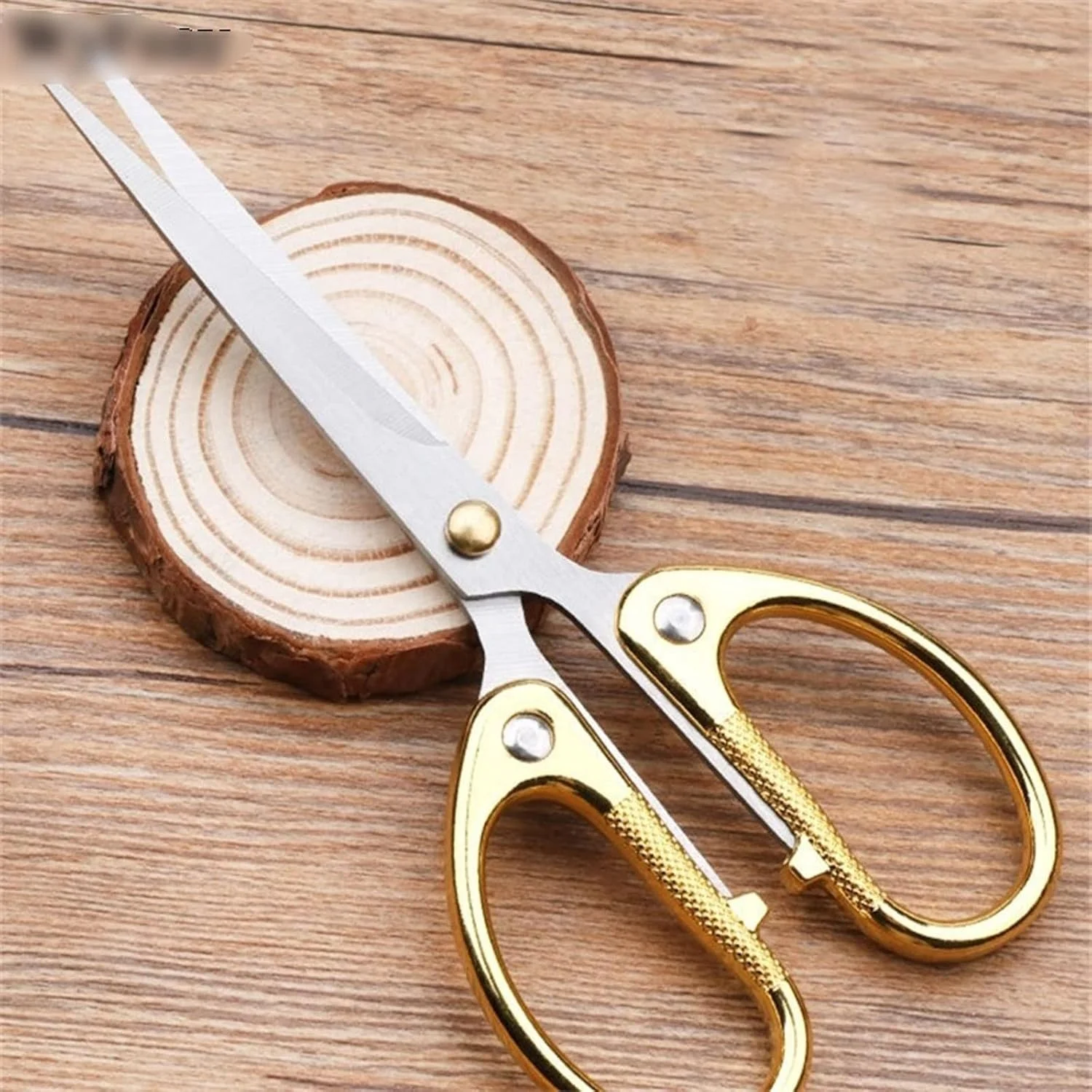 قیچی AUEMNUR، یک عدد، قیچی خیاطی حرفه ای برای برش مستقیم پارچه و لباس، قیچی خیاطی، ابزار قیچی اداری لوازم التحریر خانگی (اندازه: 13.8cm*6.2cm)