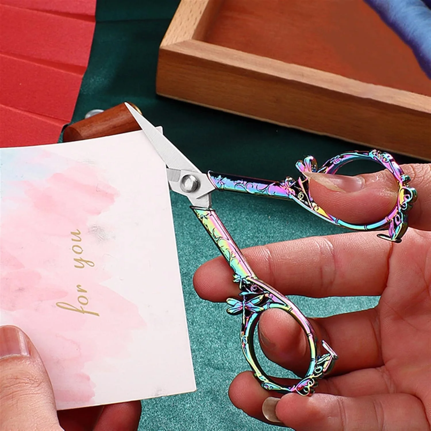 قیچی خیاطی AUEMNUR استیل ضد زنگ، قیچی گلدوزی نخ، ابزار خیاطی صنایع دستی قیچی خیاطی AUEMNUR استیل ضد زنگ، قیچی گلدوزی نخ، ابزار خیاطی صنایع دستی