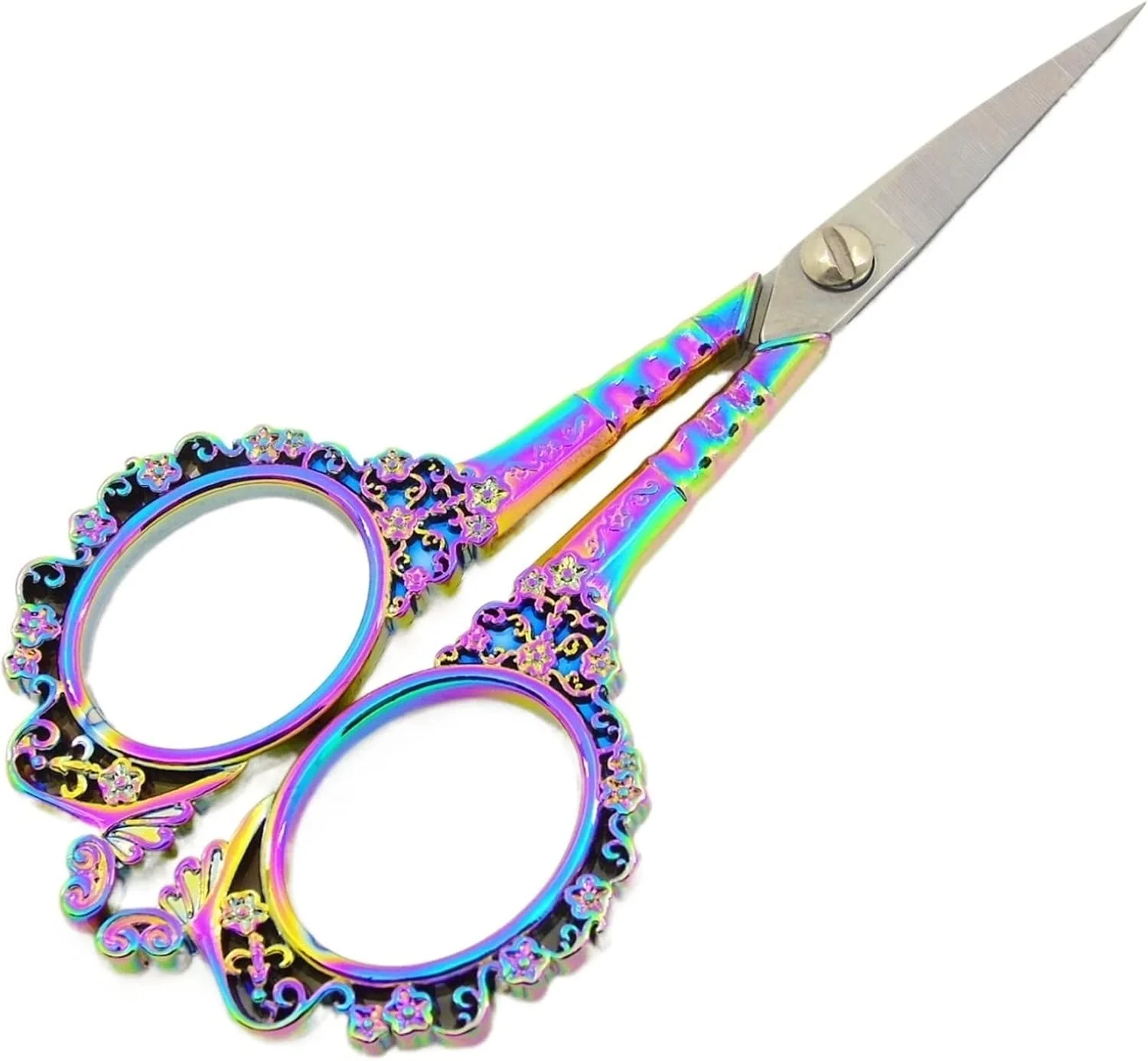 قیچی تاشو استیل ضد زنگ قابل حمل AUEMNUR، مناسب برای ماهیگیری، خیاطی و برش نخ (E) قیچی تاشو استیل ضد زنگ قابل حمل AUEMNUR، مناسب برای ماهیگیری، خیاطی و برش نخ (E)