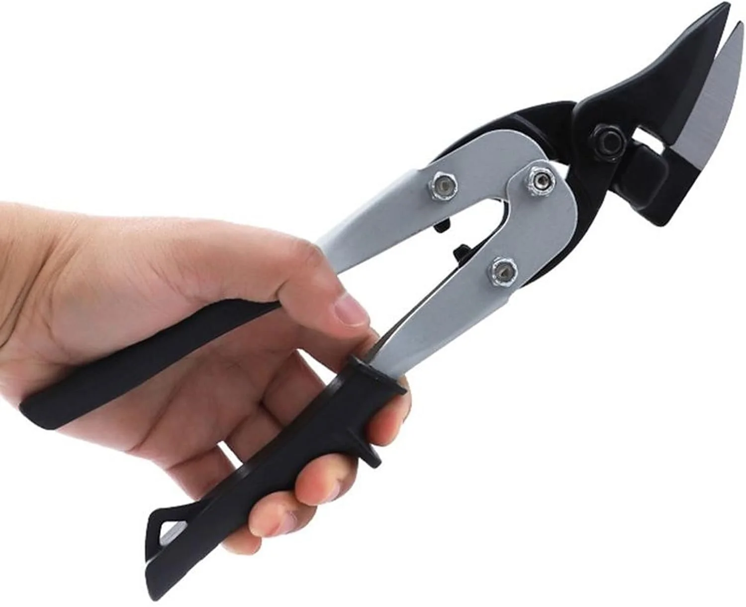 قیچی هوانوردی صنعتی AUEMNUR با قفل ایمنی، قیچی هوانوردی برش چپ آفست، فنر داخلی، مورد استفاده برای برش سیم فلزی قیچی هوانوردی صنعتی AUEMNUR با قفل ایمنی، قیچی هوانوردی برش چپ آفست، فنر داخلی، مورد استفاده برای برش سیم فلزی