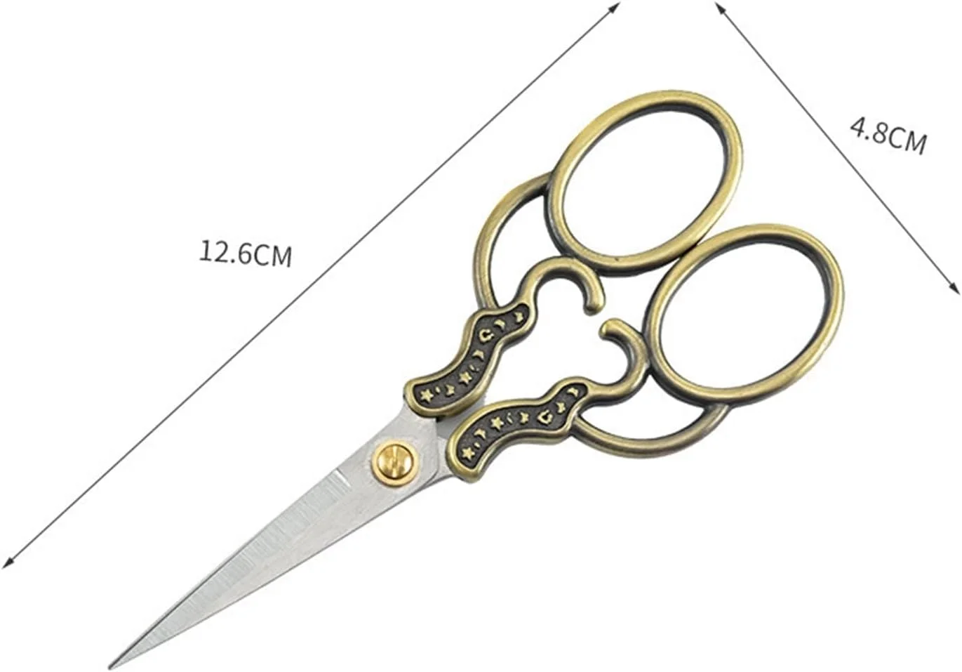 قیچی پارچه AUEMNUR، قیچی طلایی صنایع دستی برای سوزن دوزی و صنایع دستی، قیچی کاغذ (رنگ: Hortel) قیچی پارچه AUEMNUR، قیچی طلایی صنایع دستی برای سوزن دوزی و صنایع دستی، قیچی کاغذ (رنگ: Hortel)