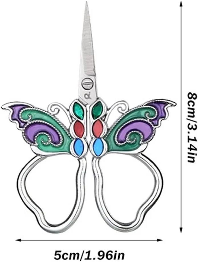 قیچی خیاطی AUEMNUR، قیچی گلدوزی، قیچی نخ برای خیاطی، پارچه، سوزن و برش نخ (Hortel) قیچی خیاطی AUEMNUR، قیچی گلدوزی، قیچی نخ برای خیاطی، پارچه، سوزن و برش نخ (Hortel)