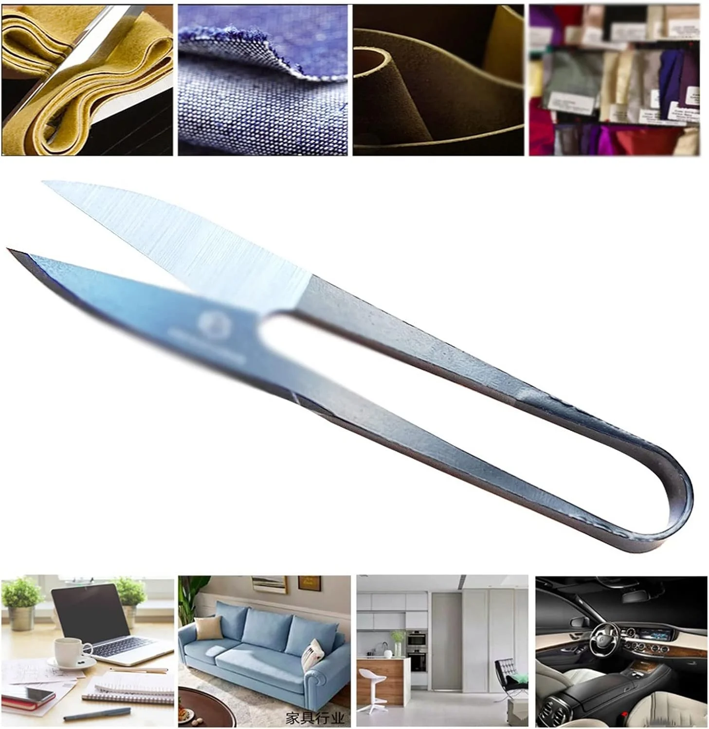 قیچی AUEMNUR فولاد یکپارچه ابزار خیاطی، گلدوزی، بافتنی، قیچی گیره نخ پشم قیچی AUEMNUR فولاد یکپارچه ابزار خیاطی، گلدوزی، بافتنی، قیچی گیره نخ پشم