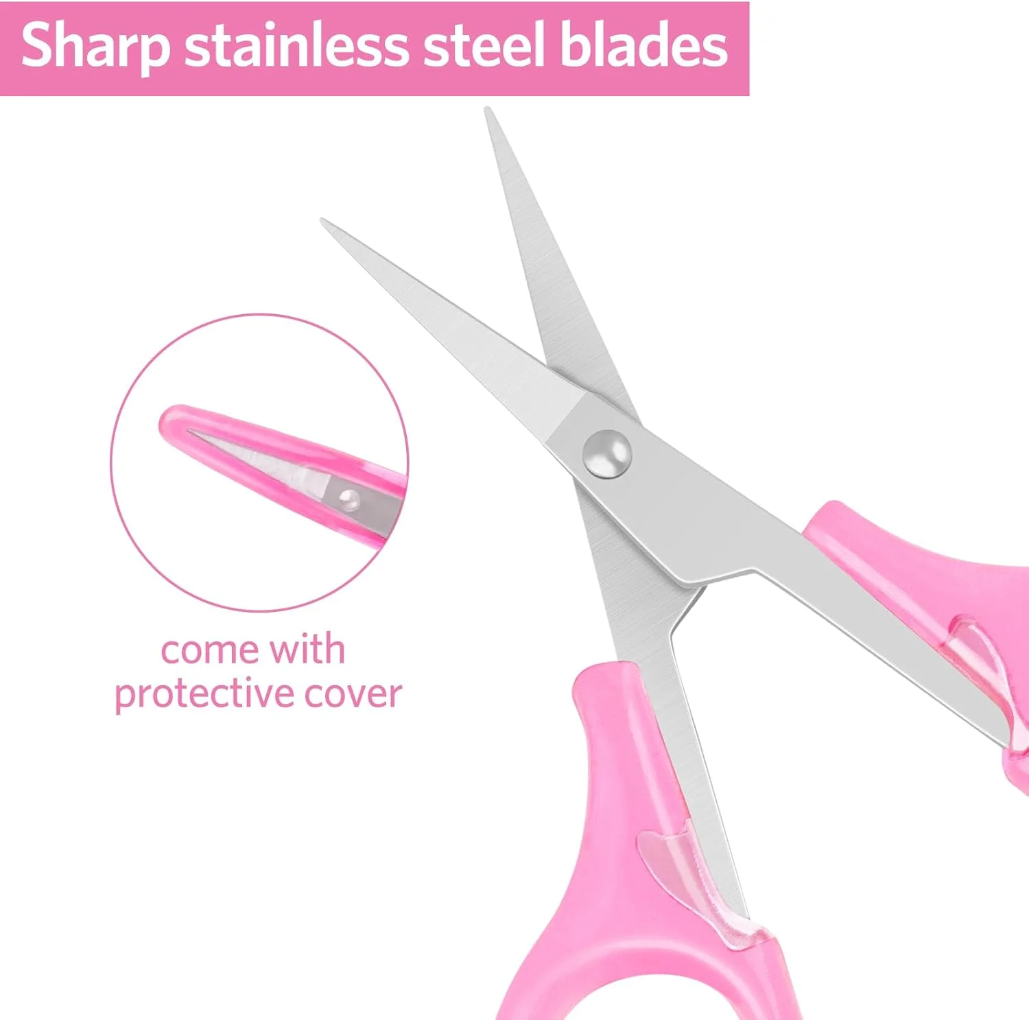 قیچی های کوچک صنایع دستی آسدیرنه با روکش، قیچی های تیز و کوچک، قیچی های همه منظوره، برش دقیق و ظریف کاغذ، بسته 3 عددی، صورتی/بنفش/مشکی قیچی های کوچک صنایع دستی آسدیرنه با روکش، قیچی های تیز و کوچک، قیچی های همه منظوره، برش دقیق و ظریف کاغذ، بسته 3 عددی، صورتی/بنفش/مشکی