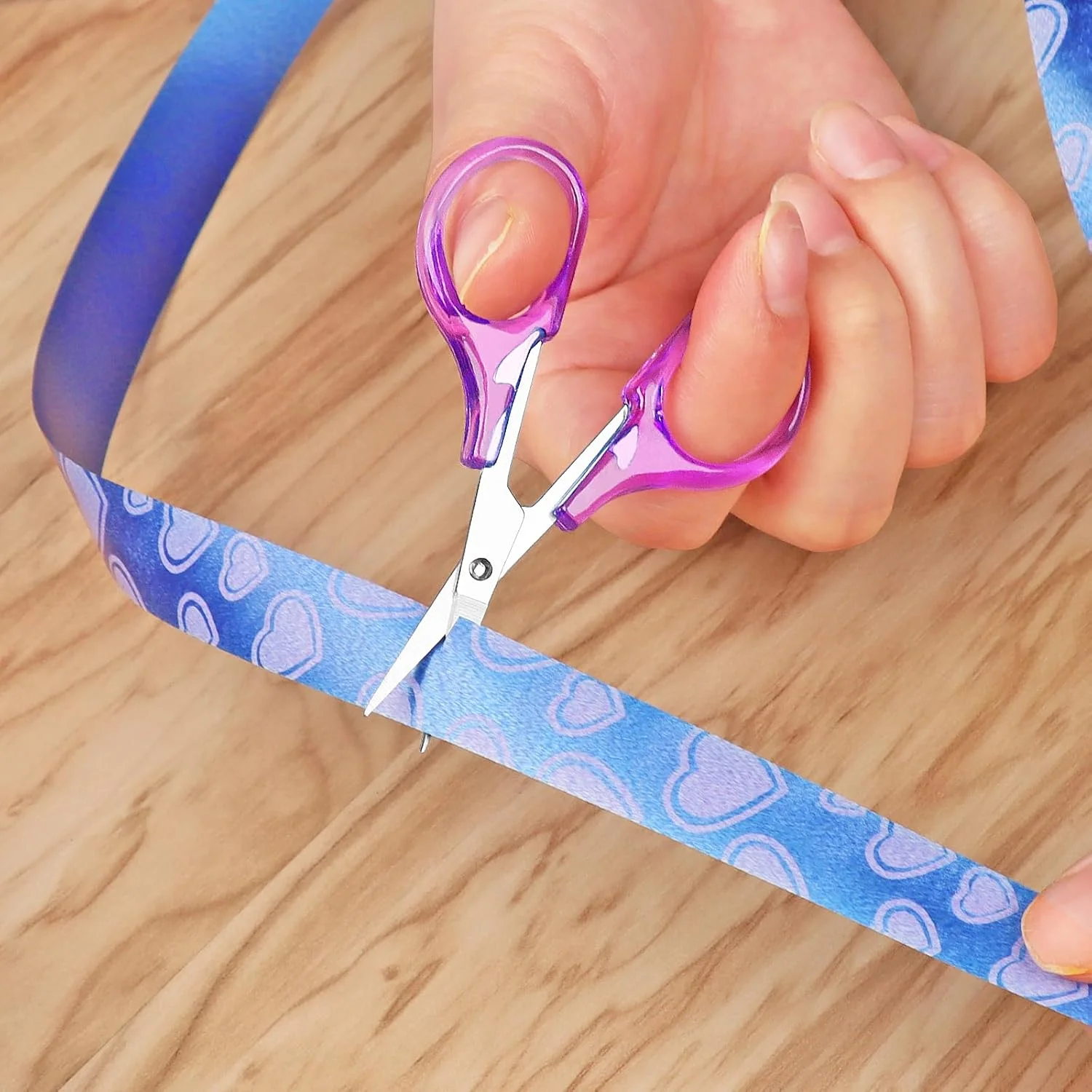 قیچی های کوچک صنایع دستی آسدیرنه با روکش، قیچی های تیز و کوچک، قیچی های همه منظوره، برش دقیق و ظریف کاغذ، بسته 3 عددی، صورتی/بنفش/مشکی قیچی های کوچک صنایع دستی آسدیرنه با روکش، قیچی های تیز و کوچک، قیچی های همه منظوره، برش دقیق و ظریف کاغذ، بسته 3 عددی، صورتی/بنفش/مشکی