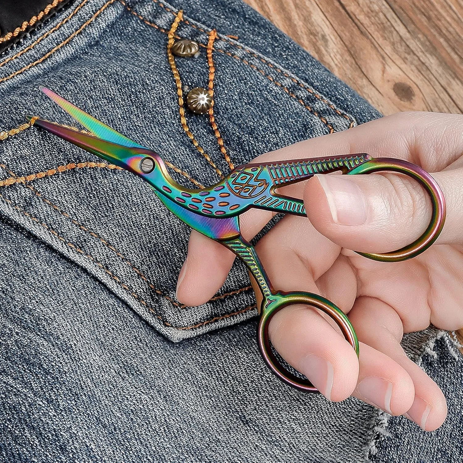 Asdirne Titanium Coating Sewing Scissors Bundle, Professional Fabric Scissors Set, Ultra-Sharp Stainless Steel Blades, Ergonomic Handle, Great for Tailor, Embroidery, Craft, 10.5"/5.1"/4.5"/3.6" Asdirne Titanium Coating Sewing Scissors Bundle, Professional Fabric Scissors Set, Ultra-Sharp Stainless Steel Blades, Ergonomic Handle, Great for Tailor, Embroidery, Craft, 10.5"/5.1"/4.5"/3.6"