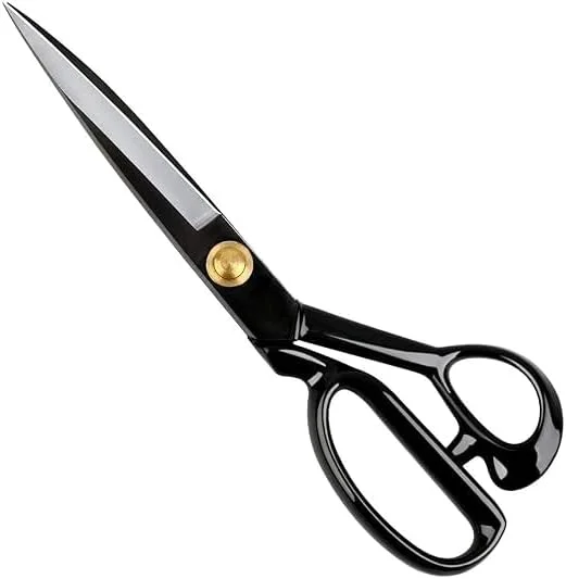 قیچی خیاطی 10 اینچی ArtRight، حرفه ای، پارچه بر، سنگین، کربن بالا، مناسب برای کاردستی، چرم، منزل، دفتر، خیاط، طراح لباس، هنرمندان (مشکی) قیچی خیاطی 10 اینچی ArtRight، حرفه ای، پارچه بر، سنگین، کربن بالا، مناسب برای کاردستی، چرم، منزل، دفتر، خیاط، طراح لباس، هنرمندان (مشکی)