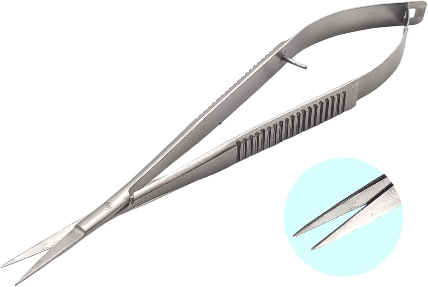قیچی کاستروویجو Artman Instruments، 5.5 اینچ، مستقیم، برای برش بخیه، گلدوزی، فنری، بسیار تیز قیچی کاستروویجو Artman Instruments، 5.5 اینچ، مستقیم، برای برش بخیه، گلدوزی، فنری، بسیار تیز