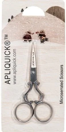 قیچی خیاطی کوچک میکروسراته Apliquick، 4 اینچی قیچی خیاطی کوچک میکروسراته Apliquick، 4 اینچی