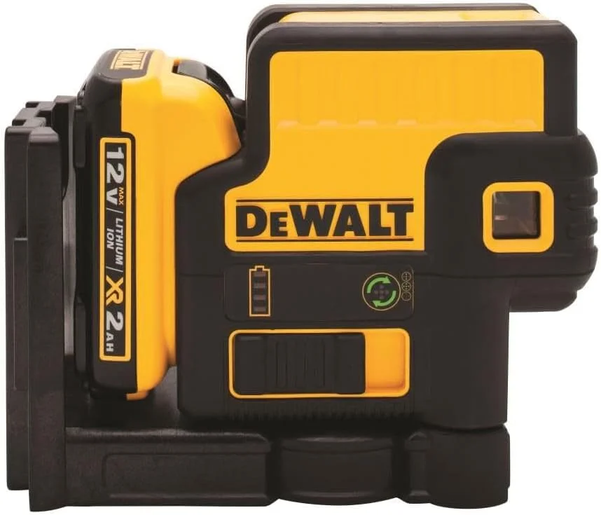 تراز لیزری 5 نقطه ای سبز رنگ 12 ولت مکس* DEWALT، برد 150 فوت (DW085LG)
