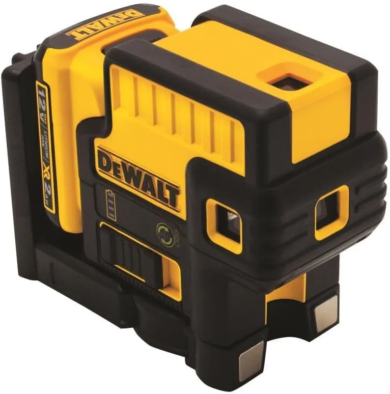 تراز لیزری 5 نقطه ای سبز رنگ 12 ولت مکس* DEWALT، برد 150 فوت (DW085LG) تراز لیزری 5 نقطه ای سبز رنگ 12 ولت مکس* DEWALT، برد 150 فوت (DW085LG)