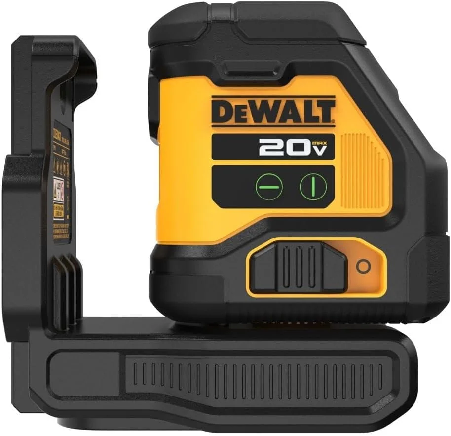 تراز لیزری متقاطع دیوالت 20V MAX ATOMIC، لیزر خطی متقاطع، سبز، فقط ابزار (DCLE34021B)