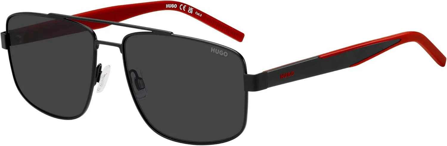 عینک آفتابی مردانه HUGO HG 1338/S 003/IR MATT BLACK استاندارد، استاندارد، 59