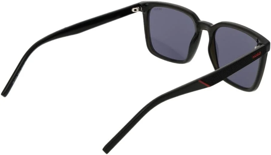عینک آفتابی مردانه HUGO مدل HG 1327/S با فریم مستطیلی، سایز 55 میلی متر، خاکستری