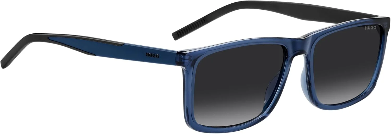 عینک آفتابی مردانه هوگو HG 1337/S PJP/9O آبی استاندارد، استاندارد، 58
