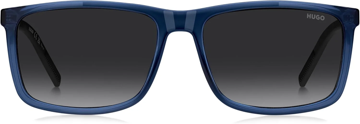 عینک آفتابی مردانه هوگو HG 1337/S PJP/9O آبی استاندارد، استاندارد، 58