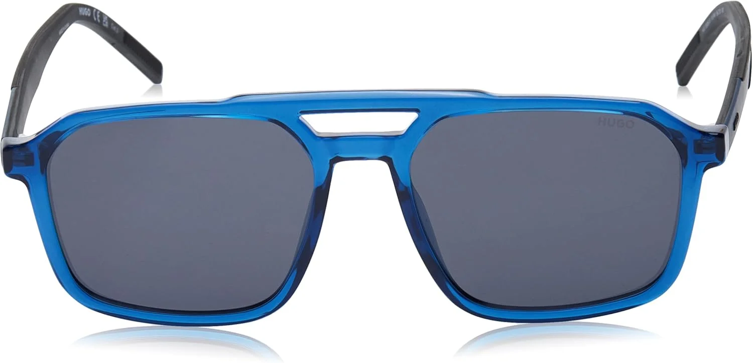 عینک آفتابی مردانه هوگو HG 1335/S PJP/IR BLUE، استاندارد، 56 عینک آفتابی مردانه هوگو HG 1335/S PJP/IR BLUE، استاندارد، 56