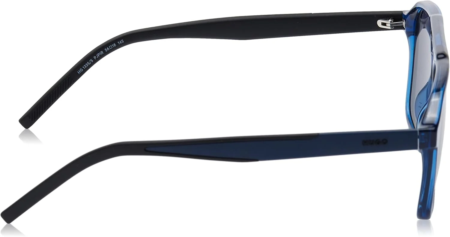 عینک آفتابی مردانه هوگو HG 1335/S PJP/IR BLUE، استاندارد، 56 عینک آفتابی مردانه هوگو HG 1335/S PJP/IR BLUE، استاندارد، 56