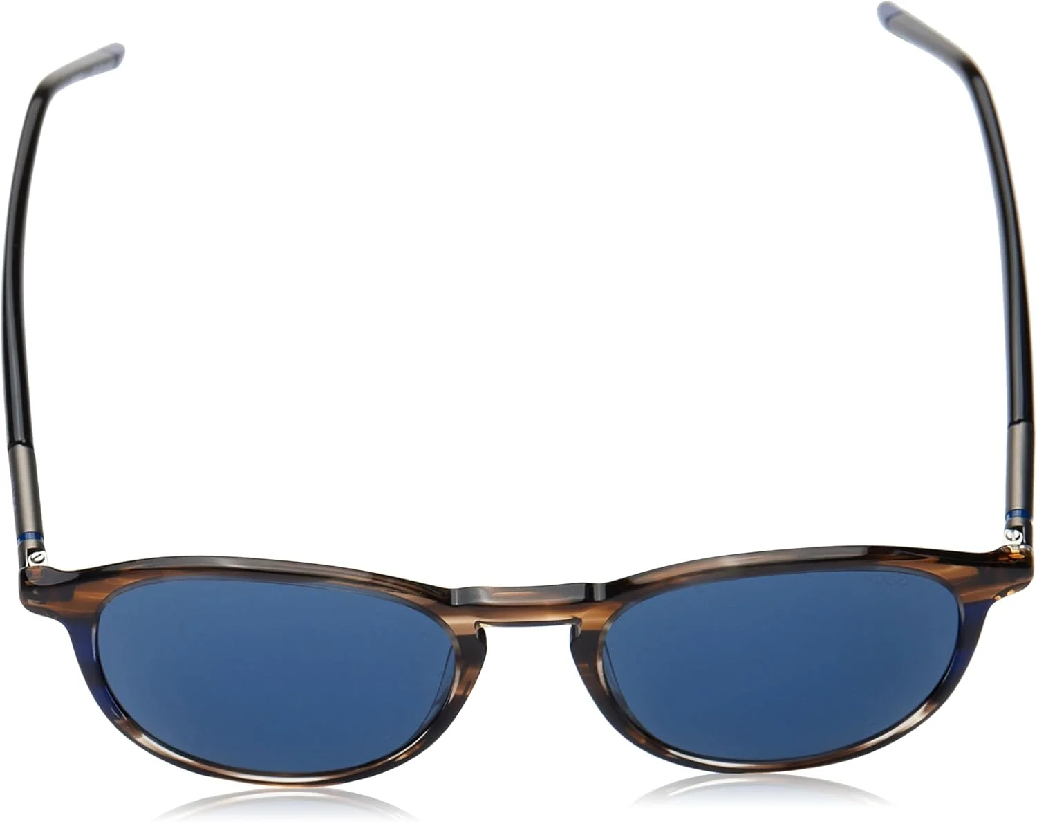 عینک آفتابی مردانه HUGO HG 1346/S EX4/KU BROWN HORN استاندارد