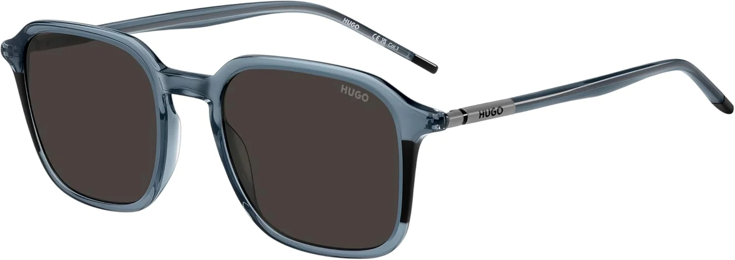 عینک آفتابی مردانه HUGO HG 1347/S PJP/IR BLUE، استاندارد، 52
