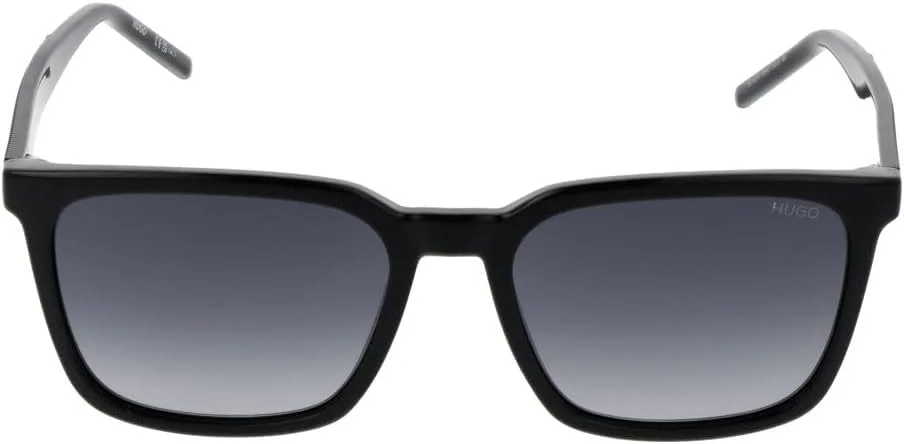 عینک آفتابی مردانه HUGO HG 1327/S با فریم مستطیلی، سایز 55 میلی متر، مشکی عینک آفتابی مردانه HUGO HG 1327/S با فریم مستطیلی، سایز 55 میلی متر، مشکی