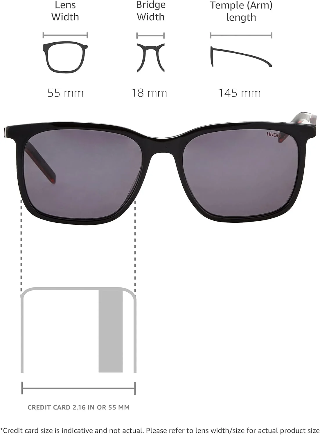 عینک آفتابی مردانه هوگو مدل HG1027/S