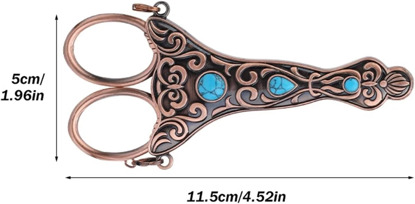 قیچی خیاطی AOCATE به همراه روکش، مناسب برای گلدوزی، سوزن دوزی و برش پارچه